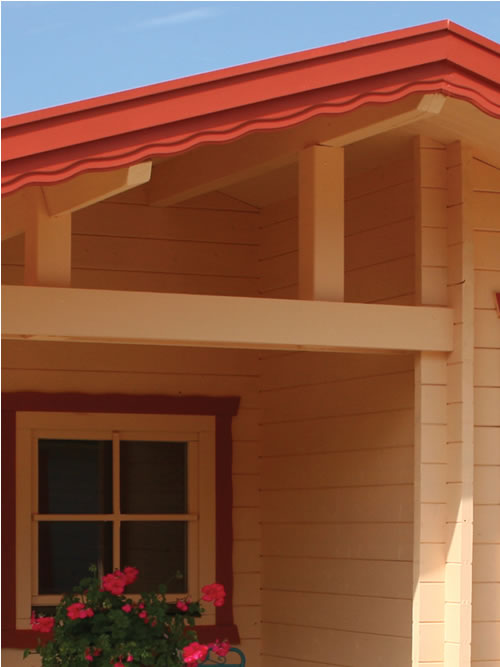 45mm Florida Log Cabin Double Glazed 4mx4m