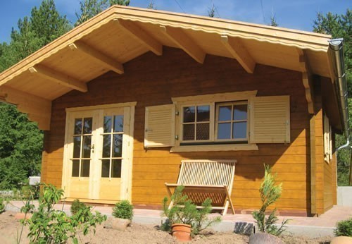 Montana double glazed Log Cabin 45mm 5x4m