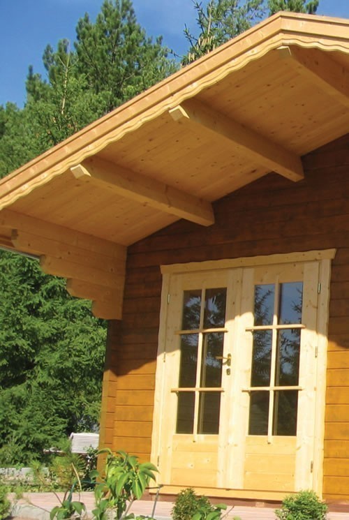 Montana double glazed Log Cabin 45mm 5x4m