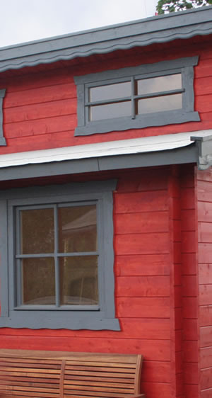 Utrecht 45mm Double glazed Log Cabin 4x3.5m