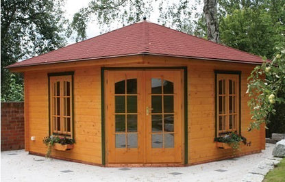 Panta5 Corner Log Cabin in 45mm 4x4m