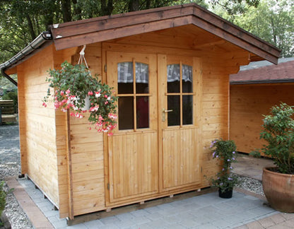 Goteborg 28mm Log Cabin 2.5x2m Double Door
