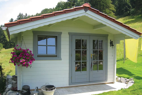 Rugersberg 44mm Log Cabin 3.8x3.8m Double Glazed