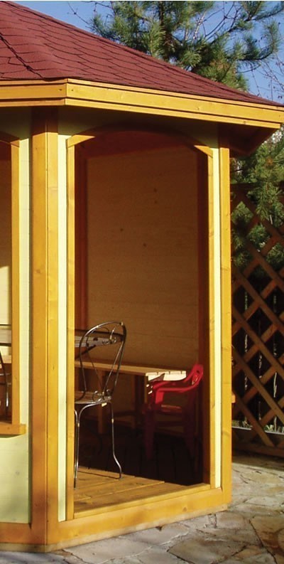 Lyon Pavilion 3m ø 4 open sides