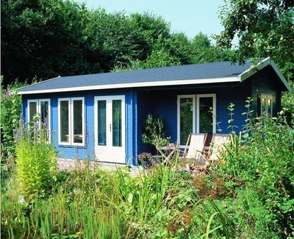 Lugarde Lisbon Log Cabin 4m x 8m including Floor