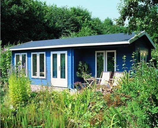 Lugarde Lisbon Log Cabin 4m x 8m including Floor