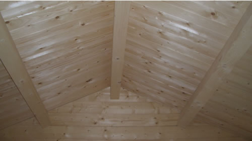 Log Cabin in 3.0x3.0m in 33mm Logs