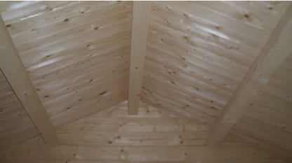 Log Cabin in 3.0x3.0m in 33mm Logs