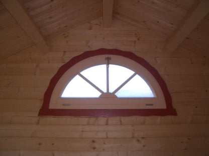 Log Cabin in 3.0x3.0m in 33mm Logs