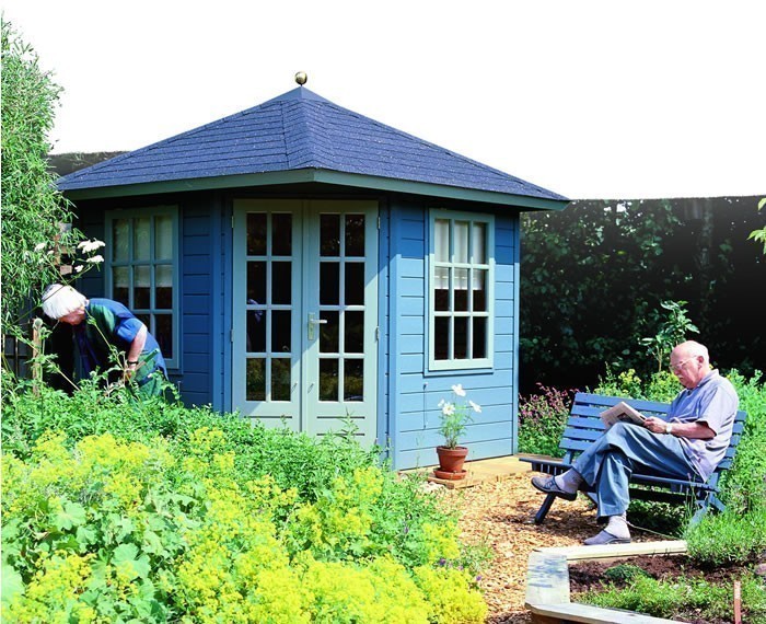 Lugarde Prima Fifth Avenue 2.4mx2.4m Summerhouse including floor