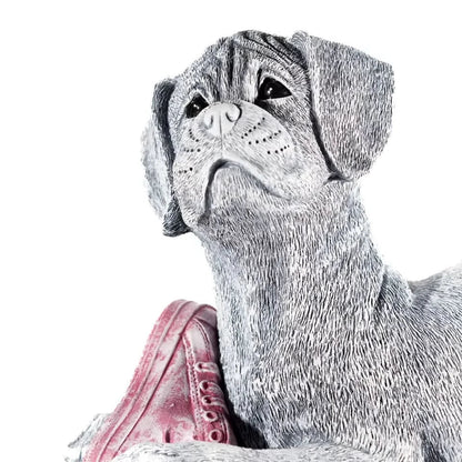 Solar Dog Garden Ornament with LED Light