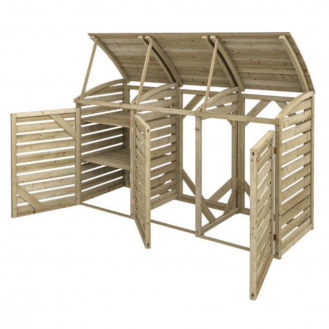 Rowlinson Double Bin Store With Box Store