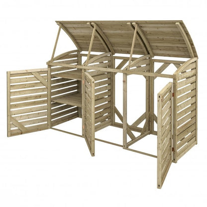 Rowlinson Double Bin Store With Box Store