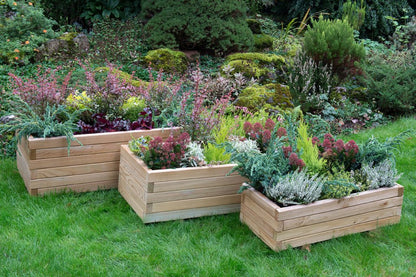 Durham Rectangular Planter – Set Of 3