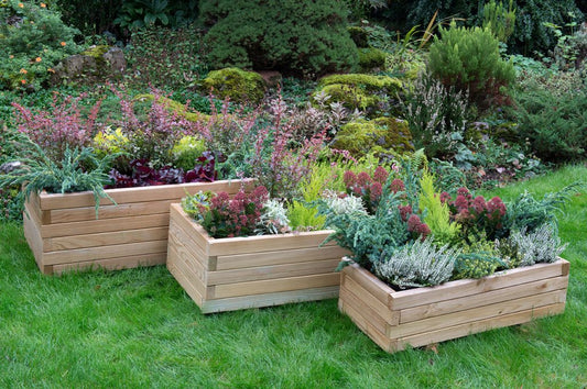 Durham Rectangular Planter – Set Of 3