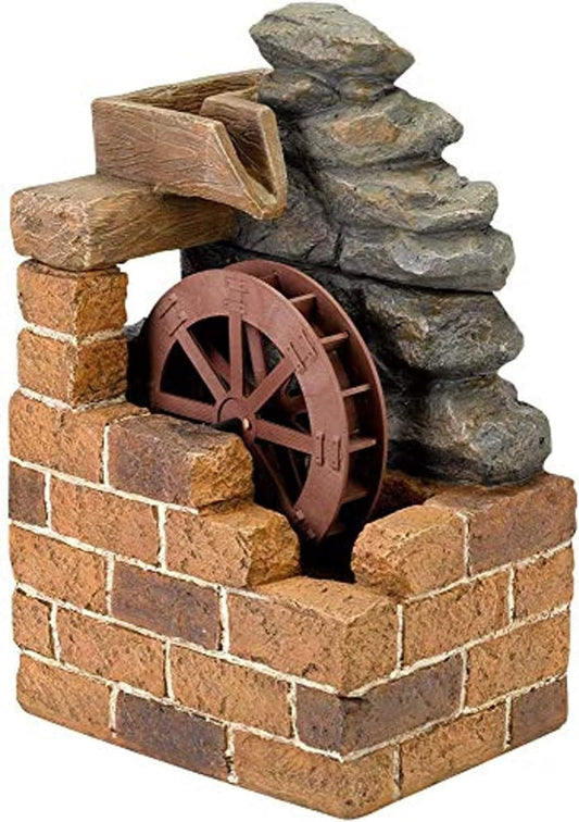 Heywood Mill Garden Solar Water Fountain Water Feature