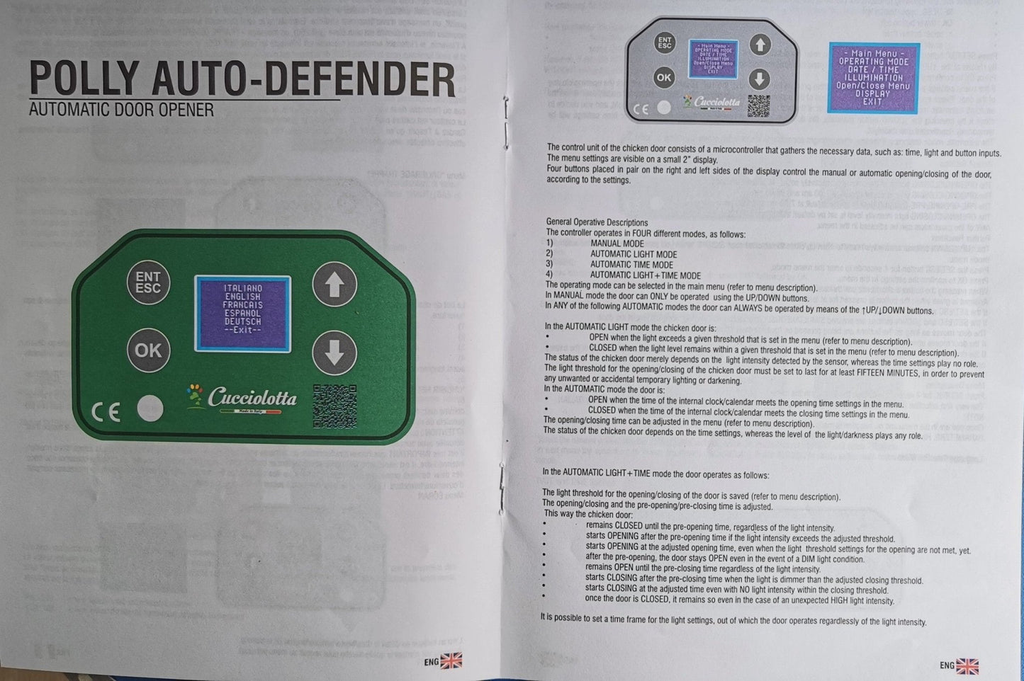 Pre-order for Mid June - Easicoop Auto Defender Door Opener
