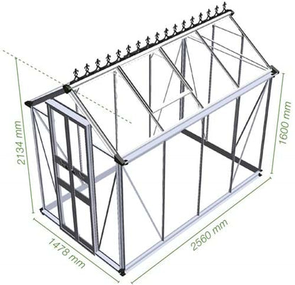Halls Cotswold Birdlip 48 Greenhouse