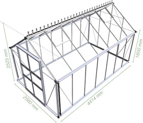 Halls Cotswold Blockley 814 Greenhouse