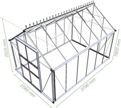 Halls Cotswold Blockley 812 Greenhouse