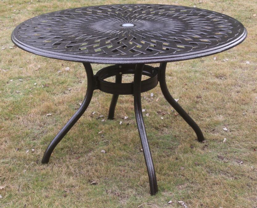 Fitzhenry - 4 Seat Set with 122cm Round Table (Bronze)