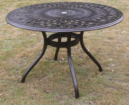 Fitzhenry - 4 Seat Set with 122cm Round Table (Bronze)