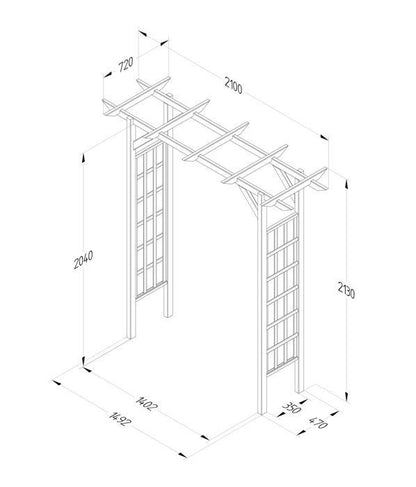 Classic Flat Top Arch
