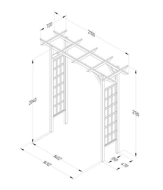 Classic Flat Top Arch