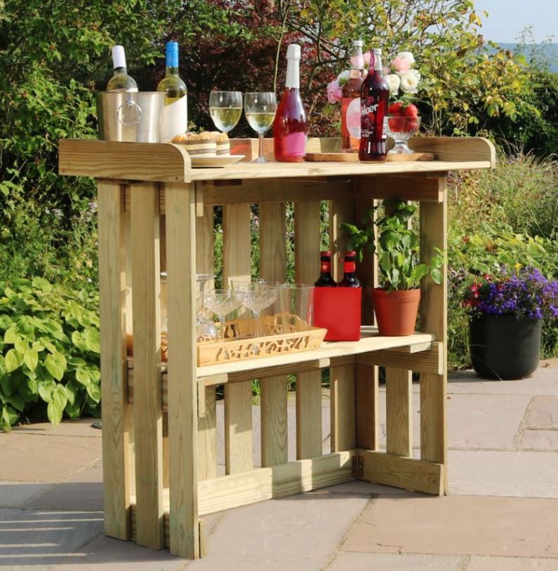 Folding Garden Bar