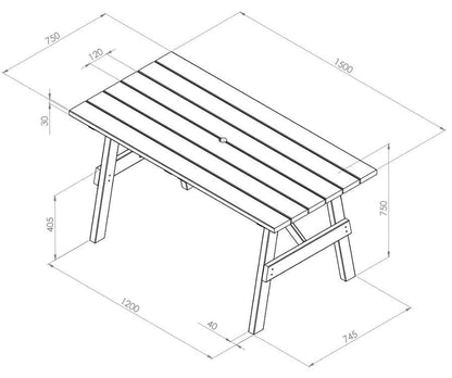 Freya Rectangle Table