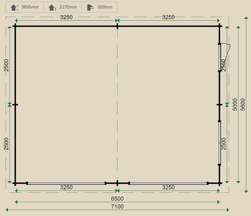 Lugarde Kent Double Garage 6.5x5m