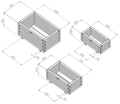 Gresford Planter Set