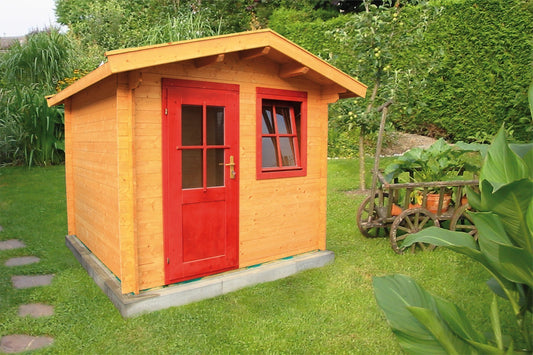 Zuluna Apex Roof Log Cabin - 28mm 2.4x2.4m