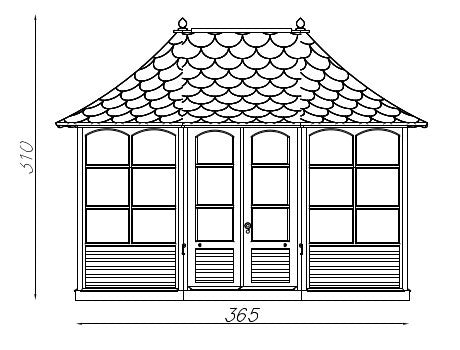 Jagram Harrogate Summerhouse Pavilion - Large