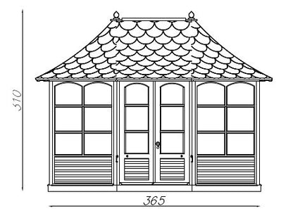 Jagram Harrogate Summerhouse Pavilion - Large