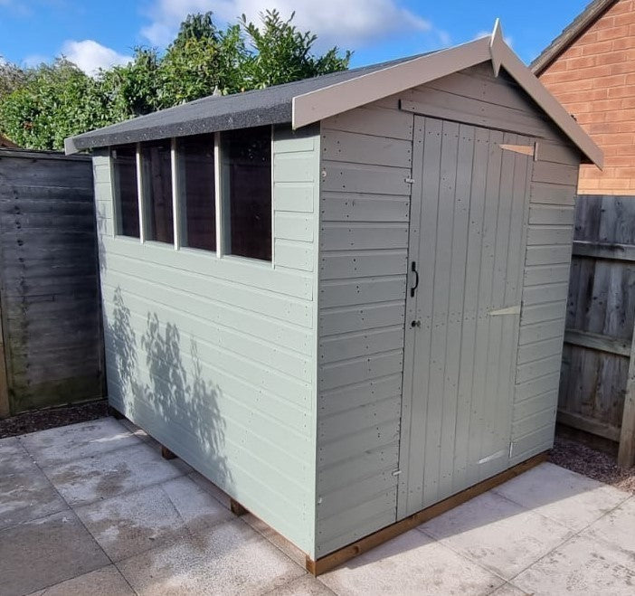 Heavy Duty Shed 12'x6' with Pent or Apex Roof