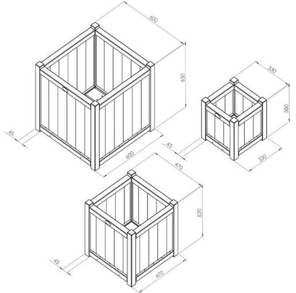 Holywell Planter Set