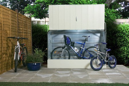Trimetals Metal Bicycle Storage Unit 6'5x2'11