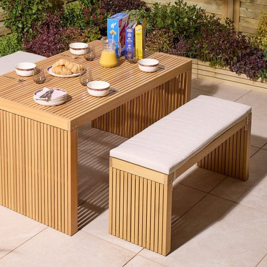 Kyoto 4 Seat Dining Set With Cushions