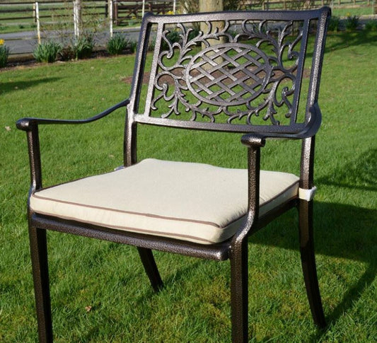 Lyon - 4 Seat Set with 122cm Round Table (Bronze)