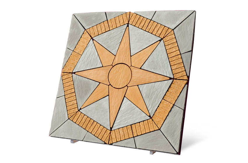 Lakeland Star Patio Kit 5.76m2 Gold (2400 x 2400mm)