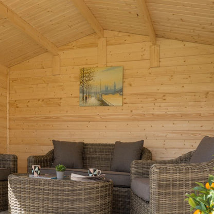 Rowlinson Garden Studio Log Cabin 1.9mx3.1m