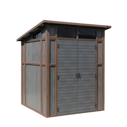7 x 7 Premium Composite Pent Shed