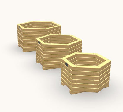 Marford Hexagonal Planter Set