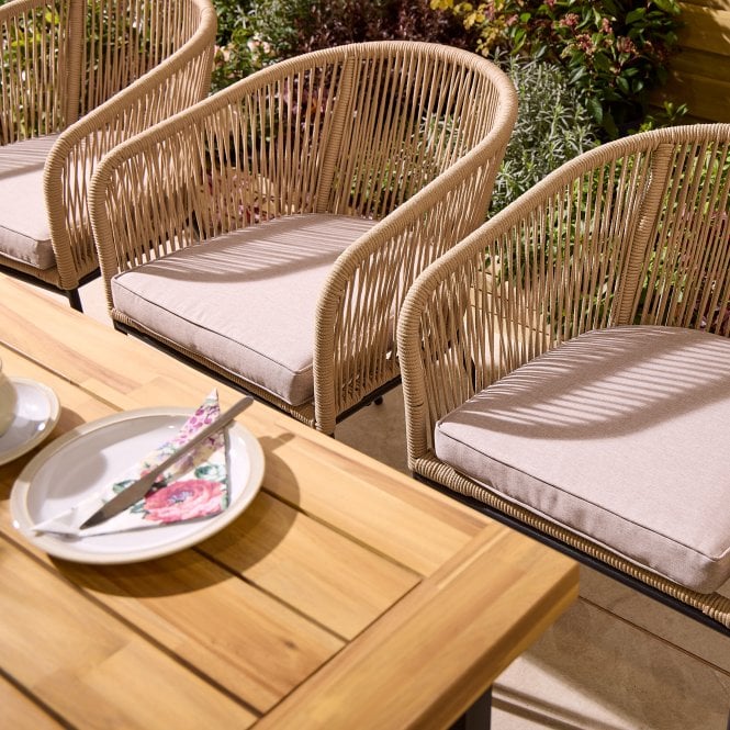 Oslo 6 Seat Dining Set - 210cm Table