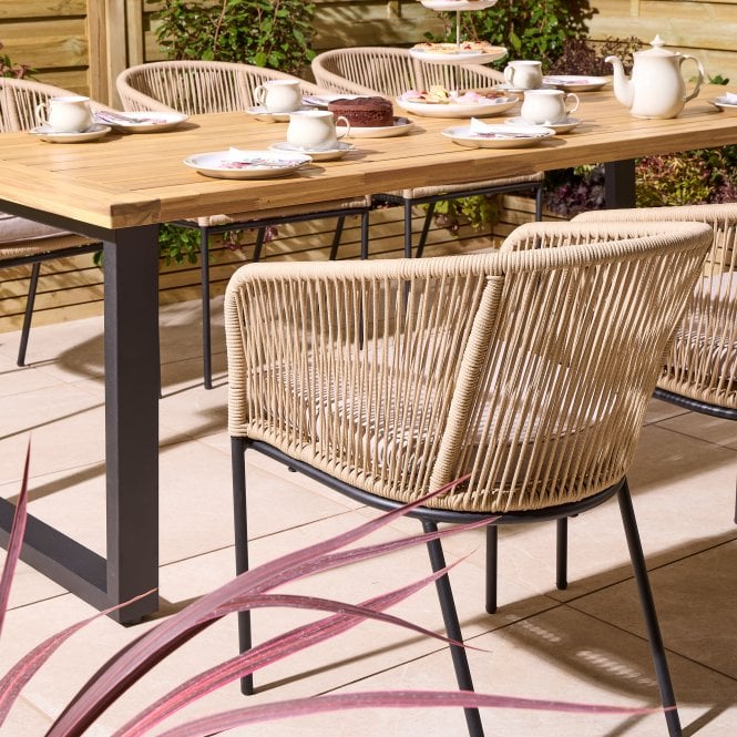 Oslo 6 Seat Dining Set - 210cm Table