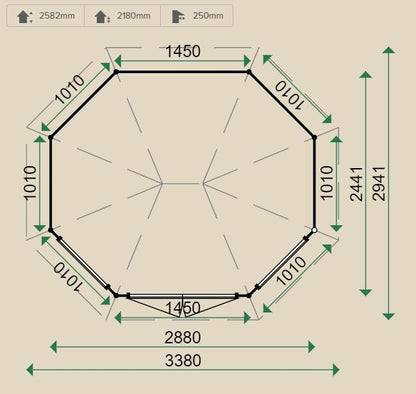 Lugarde Prima Rose Summerhouse
