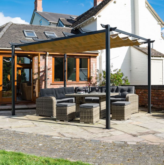 Rowlinson Venetian Garden Canopy 4mx3m