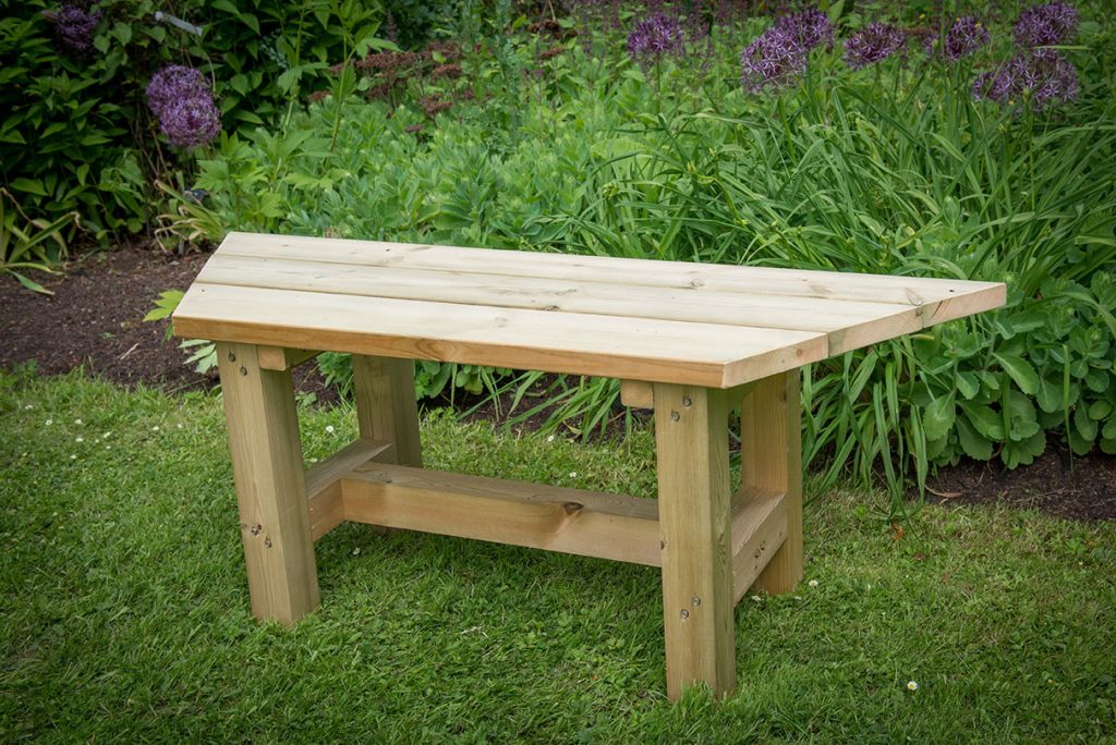 3m Premium Hexagonal Wooden Garden Gazebo with Cedar Roof – Furnished