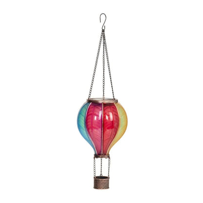 Rainbow Flaming Balloon Hanging Solar Garden Light